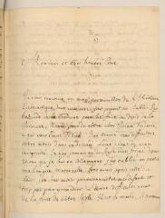 4 vues  - Rochemont, P[hilippe] de, pasteur. Lettre autographe signée à Jean-Alphonse Turrettini. - Cassel, 24 octobre 1735 (ouvre la visionneuse)
