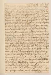 6 vues  - Sinclair, Patrick. Lettre autographe signée à Jean-Alphonse Turrettini. - Felbrigg, 13 décembre 1698 (ouvre la visionneuse)