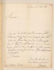 4 vues  - Stanian, [Abraham]. Lettre autographe signée à Jean-Alphonse Turrettini. - Berne, 3 août 1710 (ouvre la visionneuse)