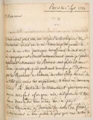 18 vues  - Pictet. 4 lettres autographes signées à Jean-Alphonse Turrettini. - Paris, 1er septembre 1733 - 13 avril 1734 (ouvre la visionneuse)