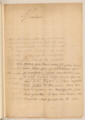 4 vues  - Verdier, M., ministre à Bayreuth. Lettre autographe signée à Jean-Alphonse Turrettini. - Bayreuth, 29 mai 1729 (ouvre la visionneuse)