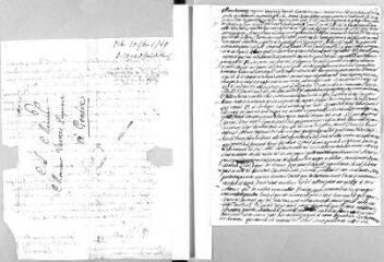 23 vues Carrard, [Benjamin]. 10 lettres autographes signées à Jacob Vernes. - [Orbe], [vers 1749, 1752]