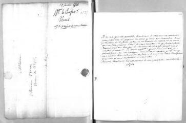 9 vues  - [Tronchin, Jean Robert] (procureur général). 4 lettres autographes signées à Jacob Vernes. - Sans lieu, 2-26 février 1768 (ouvre la visionneuse)