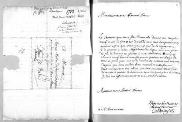 3 vues Cardoini, [Augustin] (pasteur, décédé le 30 juillet 1753). Lettre autographe signée à Jacob Vernes. - [Genève], 16 août [1752 ?]