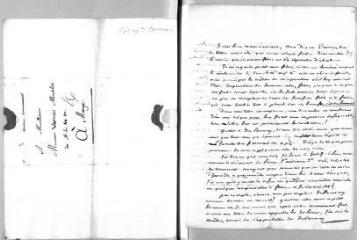 3 vues  - Clavière, Jean Jaq[ues]. Lettre autographe signée à Jacob Vernes. - Sans lieu, 22 juillet 1783 (ouvre la visionneuse)