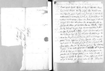 3 vues  - Auteur non identifié. Lettre autographe signée à Jacob Vernes. - Genève, 1783 (ouvre la visionneuse)