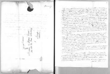 3 vues  - Vernède. Lettre autographe signée à Jacob Vernes. - Lausanne, 17 novembre 1783 (ouvre la visionneuse)