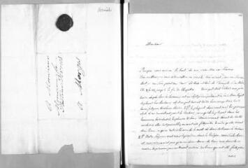 3 vues  - Coutau, Marc Théophile (1761-1834). Lettre autographe signée à Jacob Vernes. - Genève, 18 novembre 1783 (ouvre la visionneuse)