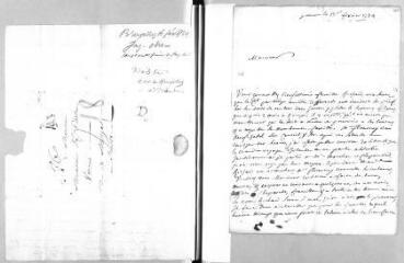 3 vues  - Dumas, Ami. Lettre autographe signée à Jacob Vernes. - Genève, 17 février 1784 (ouvre la visionneuse)