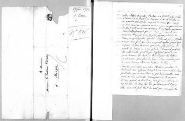 3 vues  - Candolle, [Jean Augustin Pyramus] de (1756-1817). Lettre autographe signée à Jacob Vernes. - Genève, 28 février 1784 (ouvre la visionneuse)