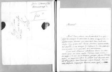 6 vues  - Sarasin, François. 2 lettres autographes signées à Jacob Vernes. - Genève, 17 août - 9 novembre 1784 (ouvre la visionneuse)