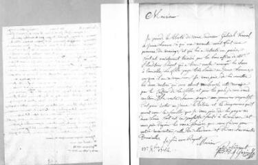2 vues  - Gazin [ou Garin ?], D. J. Lettre autographe signée à Jacob Vernes. - Sans lieu, 25 décembre 1784 (ouvre la visionneuse)