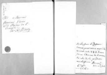 3 vues  - Bonnet, Jean-Jacques. Billet autographe signé à Jacob Vernes. - Sans lieu, 6 décembre 1776 (ouvre la visionneuse)