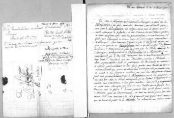 4 vues  - [Bonnet, Charles]. Lettre signée \'le Palingénésiste\' à Jacob Vernes. - \'De ma retraite\', 18 avril 1771 (Avec une copie de la même lettre) (ouvre la visionneuse)