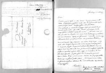 3 vues Turkheim. Lettre autographe signée à Jacob Vernes. - Strasbourg, 1783