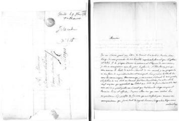 3 vues  - Coutau, Marc Théophile. Lettre autographe signée à Jacob Vernes. - Genève, 21 novembre 1785 (ouvre la visionneuse)