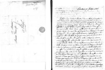 3 vues  - D\'Ivernois, F. Lettre autographe signée à Jacob Vernes. - Berlin, 11 juillet 1786 (ouvre la visionneuse)
