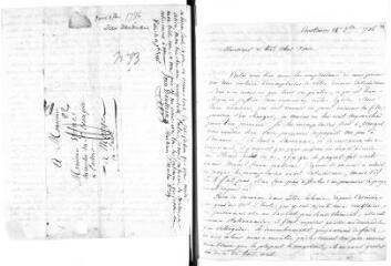 6 vues  - Gasc, [Esaïe]. 2 lettres autographes signées à Jacob Vernes. - Constance, 18 septembre 1786 - 13 mai 1787 (ouvre la visionneuse)