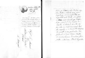 11 vues  - Candolle, [Jean-Augustin-Pyramus] de (1756-1817). 4 lettres autographes signées à Jacob Vernes. - Genève et sans lieu, 19 septembre 1786 - 21 février 1787 (ouvre la visionneuse)