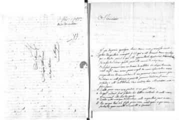 3 vues  - Calligé, F. A. (pasteur). Lettre autographe signée à Jacob Vernes. - Sapey, 4 février 1785 (ouvre la visionneuse)