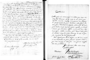 3 vues  - Lalime, Gd. Lettre autographe signée à Jacob Vernes. - Genève, 14 mai 1787 (ouvre la visionneuse)