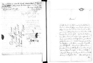 3 vues  - Stürler, F. Lettre autographe signée à Jacob Vernes. - Gümligen, 24 septembre 1787 (ouvre la visionneuse)