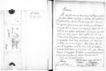 10 vues  - Rousseau. 4 lettres autographes signées à Jacob Vernes. - Paris, 13-29 octobre 1787 (ouvre la visionneuse)