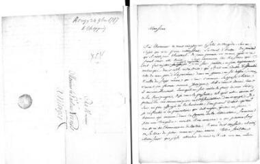 3 vues  - Ostervald, David-Ferdinand (1763-1843). Lettre autographe signée à Jacob Vernes. - Neuchâtel, 30 novembre 1787 (ouvre la visionneuse)