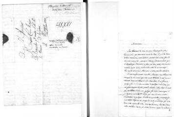 6 vues  - Masbou. 2 lettres autographes signées à Jacob Vernes. - Sans lieu et Genève, 6 mars 1785 - 22 août 1786 (ouvre la visionneuse)