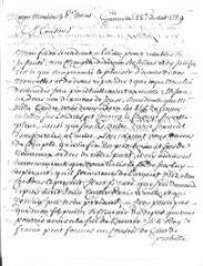 3 vues Bertrand, Simon. Lettre autographe signée à Jacob Vernes. - Genève, 28 juillet 1789