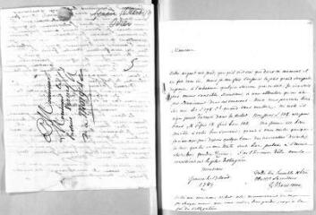 3 vues  - Vieusseux, G[aspard]. Lettre autographe signée à Jacob Vernes. - Genève, 17 avril 1789 (ouvre la visionneuse)