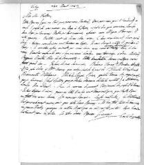 3 vues  - Grenus, [Jacques de ?]. Lettre autographe signée à Jacob Vernes. - Fechy, 29 août 1789 (ouvre la visionneuse)