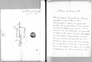 3 vues Le Cointe, J[ea]n (pasteur). Contresigne une lettre de Martin [-Gourgas l'aîné, Jean-Ami] à Jacob Vernes. - Genève, 12 décembre 1789