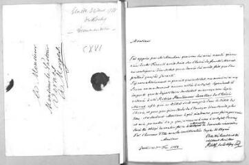 3 vues  - Pictet de Cartigny, [Charles] (1713-1792, colonel). Lettre autographe signée à Jacob Vernes. - Genève, 7 février 1788 (ouvre la visionneuse)