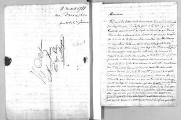 3 vues  - Dufalga, Philippe. Lettre autographe signée à Jacob Vernes. - Genève, 14 mars 1788 (ouvre la visionneuse)