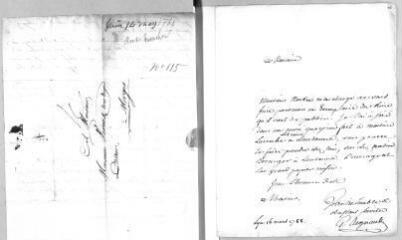 3 vues Regnault, P. Lettre autographe signée à Jacob Vernes. - Ly[o]n, 16 mars 1788