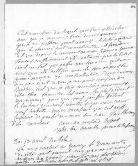3 vues  - Du Roveray, [Madame ou Mademoiselle ?]. Lettre autographe signée à Jacob Vernes. - Role, 13 avril [1785 ?] (ouvre la visionneuse)