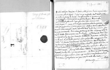 5 vues  - [Moultou, Paul]. 2 lettres autographes signées à Jacob Vernes. - Sans lieu ni date [la première : fin août 1788 ?] (ouvre la visionneuse)