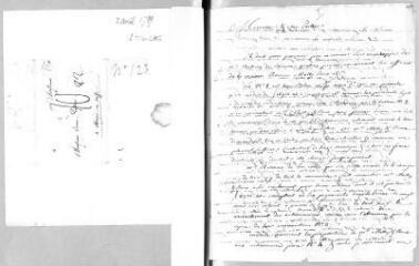 7 vues  - Vieusseux, J[ean] P[ier]re. 2 lettres autographes signées à Jacob Vernes. - Sans lieu, Constance, sans date [avril 1789] - 29 mai 1789 (ouvre la visionneuse)