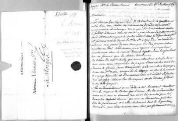 11 vues Roman, [François], [Ami] Melly, [Amed.] Roux et Co[mpagnie]. 4 lettres signées à Jacob Vernes. - Constance, 6 juillet 1789 - 19 février 1790