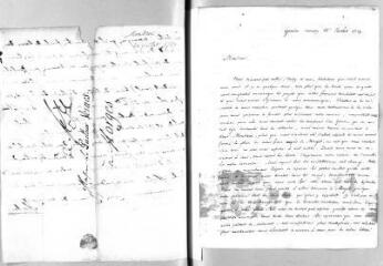3 vues  - De la Planche, J[ean]-L[azare] (ministre puis magistrat). Lettre autographe signée à Jacob Vernes. - Genève, 25 juillet 1789 (ouvre la visionneuse)