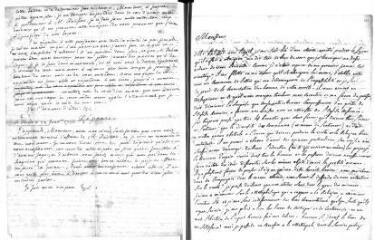 3 vues  - Delpuech (\'Bénéficier de la Métropole\'). Lettre autographe signée à Jacob Vernes. - Avignon, 2 mai 1756 (ouvre la visionneuse)