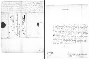 2 vues  - Schulenburg, comte de. Lettre autographe signée à Jacob Vernes. - Strasbourg, \'ce d\'avril 1760\' (ouvre la visionneuse)