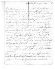 3 vues Linant (précepteur chez Madame d'Epinay). Lettre autographe signée à Jacob Vernes. - La Chevrette, 7 juin 1760