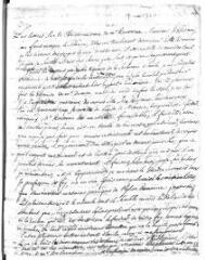 3 vues Salles, Louis. Lettre autographe signée à Jacob Vernes. - Bernis, 9 mai 1764