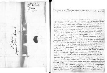 5 vues  - Fréron, [née] Royou, [veuve d\'Elie Catherine]. 2 lettres autographes signées à Jacob Vernes. - Paris, 23 juillet - 19 août 1777 (ouvre la visionneuse)