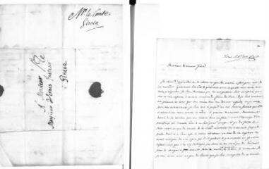 2 vues  - Etienne (pasteur). Lettre autographe signée à Jacob Vernes. - Nîmes, 26 octobre 1778 (ouvre la visionneuse)