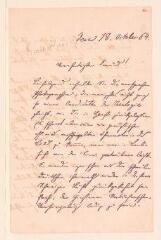 16 vues  - Haeckel, Ernst. 4 lettres autographes signées à Carl Vogt. - Jéna, 18 octobre 1864 - 8 août 1896 (ouvre la visionneuse)