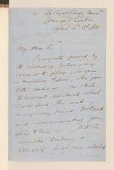 20 vues  - Hunt, James. 5 lettres autographes signées à Carl Vogt. - Londres, 4 avril 1863 - 6 décembre 1867 (ouvre la visionneuse)