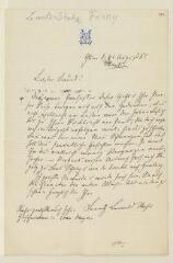 30 vues  - Lewald-Stahr, Fanny. 8 lettres autographes signées à Carl Vogt. - Glion, 4 août 1867 - 12 février 1869. (Allemand) (ouvre la visionneuse)